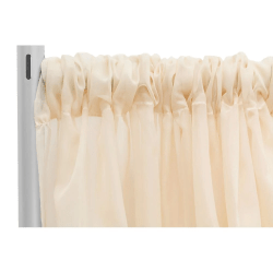 Sheer 14 ft Champagne Curtain