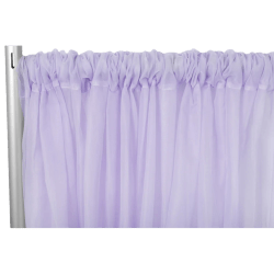 Sheer 10 ft Lavender Curtain